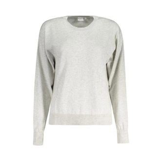 Pepe Jeans London Round-neck Knitwear, female, Gray, M, Cotton Knit Jumper