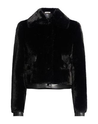 Patrizia Pepe COATS & JACKETS - Shearling & Teddy on YOOX.COM