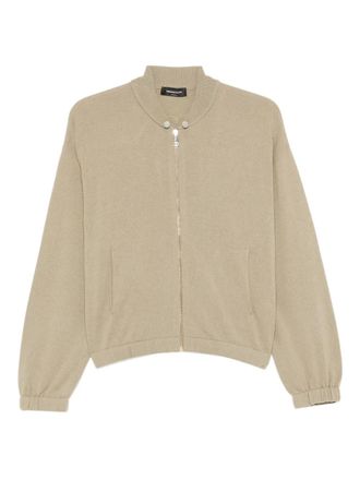 Fabiana Filippi zip-fastening cardigan - Neutrals