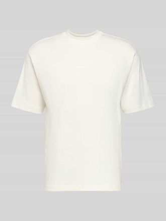 Mc Neal Regular Fit T-Shirt aus reiner Baumwolle in Ecru, Gr&ouml;&szlig;e XXXL