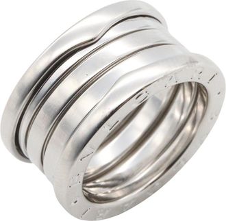 Bulgari White Gold White Gold (18K) Band Ring (Pre-Owned)