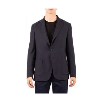 Santaniello Giacca Monopetto - Jackets - Hombre - Azul - XL