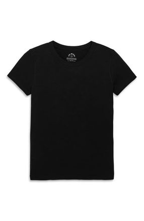 primary Adult Classic Slub Crewneck Tee in Black at Nordstrom, Size Xx-Large