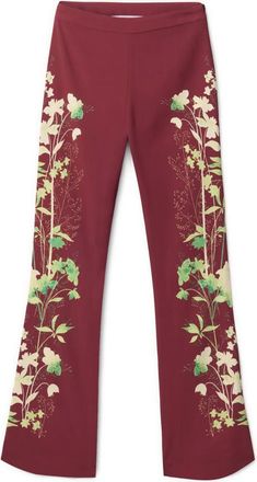 La DoubleJ Pantaloni con stampa Woodland - Rosso