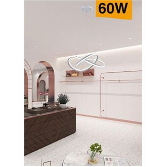 Trade Shop Trade Shop Traesio - Trade Shop - Lampadario Led Moderno Intrecciato Lampada Soffitto 60w Luce 3000k 6500k 4000k A50b