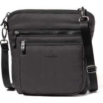 Baggallini Modern Pocket Crossbody Bag in Black Puff at Nordstrom