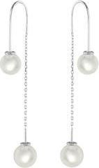 Lucy Quartermaine Double Pearl Earrings in Sterling Silver at Nordstrom