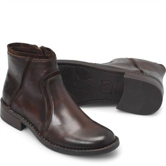 Born Womens Cincy Italian Leather Boots In Brown