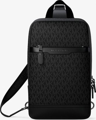 Michael Kors Hudson Signature Logo Travel Sling Pack