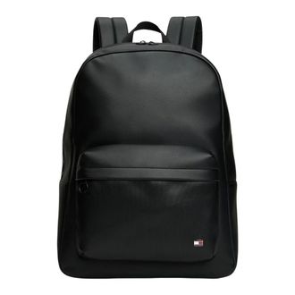 Tommy Hilfiger Tassen, Heren, Zwart, ONE Size, Polyester, TH Flag Backpack