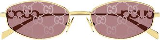 Gucci Sunglasses Gg1802 S 002 Gold/Red Women