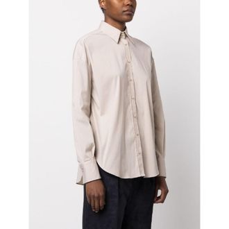 Brunello Cucinelli Light Beige Tailored Shirt, Size 3XL