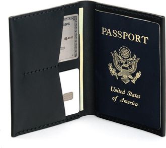 Ezra Arthur Passport Wallet in Whiskey at Nordstrom