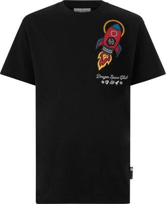Philipp Plein Camiseta Cuello Redondo Manga Corta - Tops - Hombre - Negro - 3XL