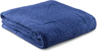 Nike Sportswear Phoenix Cozy Boucl&eacute; Oversized Knit Blanket in Blue | N1010965-411