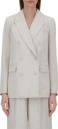 Herno Giacca - Dames - Blazers - Beige - M - Jassen