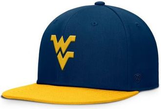 Top of the World Mens Top of the World Navy West Virginia Mountaineers Fundamental Snapback Hat at Nordstrom