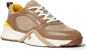 Fendi Flow Low Top Sneaker in Nocc Biscuit G.fendi at Nordstrom, Size 12