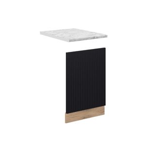 Vicco Panel Frontal Fame-line, Rayas Negras, 45 Cm, Et M&aacute;rmol