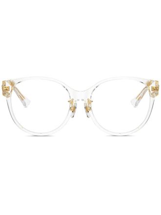 Versace Medusa-plaque glasses - White
