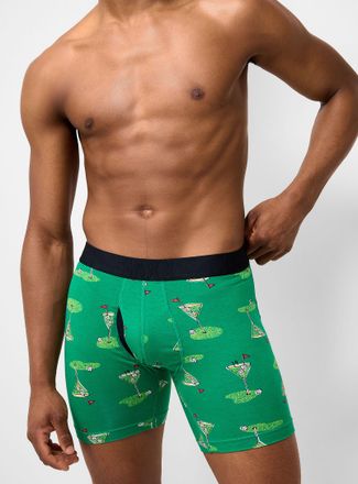 Saxx Mens 6 golf and martini boxer brief DROPTEMP TM