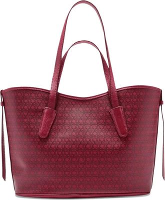 Coccinelle Borsa tote Mantas con monogramma - Rosso