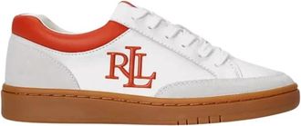 Ralph Lauren Hailey VI Sneakers - Dames - Sneakers - Wit - 36 1/2 EU - Leer - Schoenen