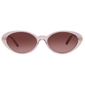 Versace Pink Gradient Grey Oval Ladies Sunglasses VE4469 54725M 54