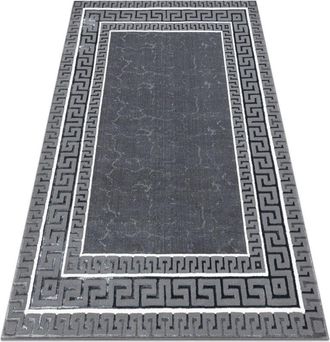 RugsX Alfombra Allure 1960 Chave Grega, Marco - Estructural, Elegante, Glamurosa Gris Grey 120x170 Cm