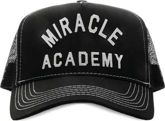 Nahmias Miracle Academy trucker cap hat - men - Nylon/Cotton - One Size - Black