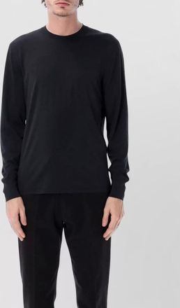 Tom Ford long sleeve crew neck plain tshirt