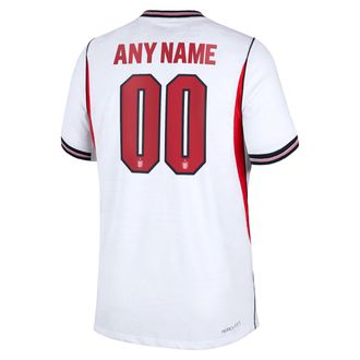 Nike England 2026 Match Home Nike Mens Aero-FIT Soccer Authentic Custom Jersey By You in White | NN203948228-CUS