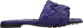 Bottega Veneta Mujers Sandalias Y Zuecos De Cuero Morado
