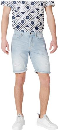 Antony Morato Katoenen Heren Bermuda Collectie Shorts - Heren - Denim shorts - Blauw - W29 - Katoen - Korte Broeken
