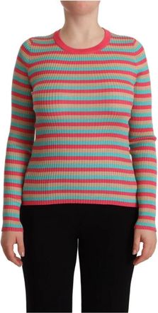 Dolce & Gabbana Round-neck Truien - Dames - Ronde hals truien - Veelkleurig - L - Truien & Vesten