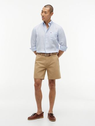 Tommy Hilfiger Mens Regular Fit 7 Comfort Waist Tommy Short - Tannin - 29