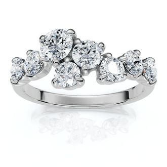 Pompeii3 1.00Ct Diamond Constellation Wedding Anniversary Ring 14k Gold or Pt Lab Grown