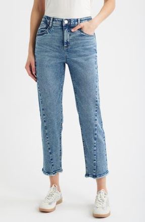 Wit & Wisdom Twist Seam High Waist Ankle Jeans in Mid Blue at Nordstrom Rack, Size 00