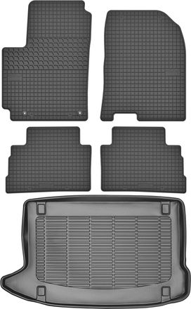 OEM Juego De Alfombrillas De Goma Para Coche Y Alfombrilla Para Maletero Para Hyundai Kona Crossover Del 2017