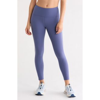 Zella Perform Piped Contour Leggings in Blue Indigo at Nordstrom Rack, Size X-Large