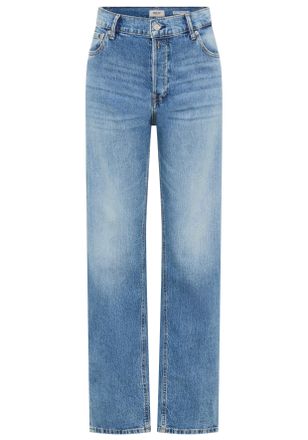 Replay Boyfriend-Jeans REPLAY Jaylie, Damen, Gr. 26, L&auml;nge 32, medium blau, Denim/Jeans, Obermaterial: 99% Baumwolle, 1% Elasthan, straight fit lang, Jeans B