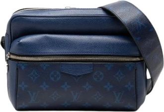 Louis Vuitton unisex, Pre-owned, Blauw, Maat: ONE Size Leer
