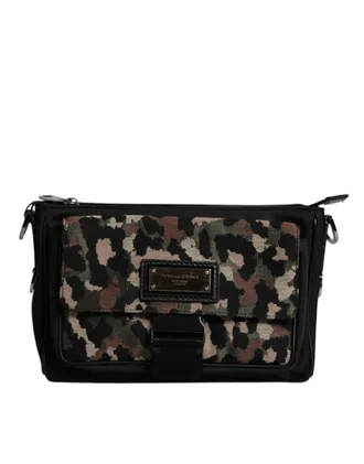 Dolce & Gabbana Leopard Jacquard Crossbody Bag - Multicolor