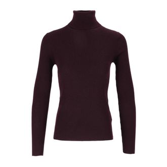 MC2 Saint Barth Lupetto in lana extrafine a coste 2x2 - - Knitwear - Donna - Viola - S