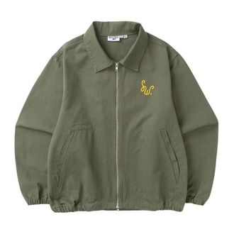 Service Works Dove Work Jacket - Heren - Jassen - Groen - Maat: M Katoen