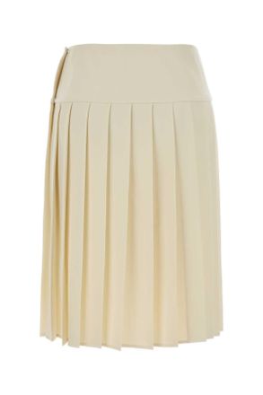 Versace 1w740woolwhite Gonne Skirt