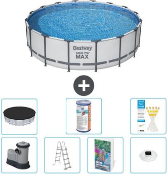 Bestway Piscina Bestway Steel Pro Max Redonda - 488x122 Cm - 8-piezas S622