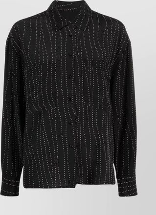 Iro studded shirt all-over pattern