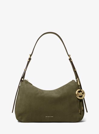 Michael Kors Nolita Medium Nubuck Shoulder Bag