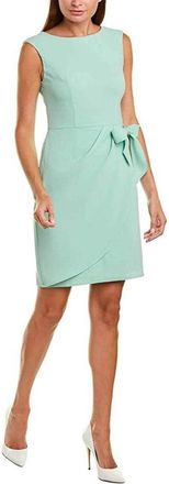 Adrianna Papell Sleeveless Sheath Cocktail Mini Dress In Spring Green